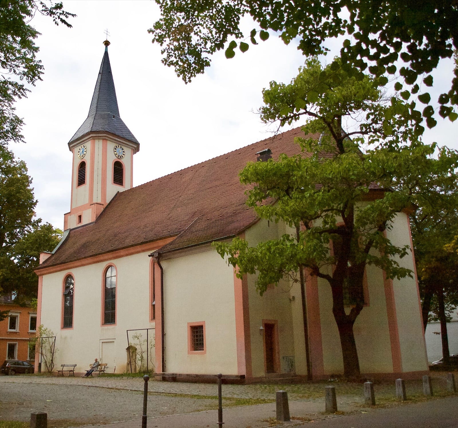 Annakirchle (St. Cyriak und Perpetua) am Annaplatz Freiburg - spätbarockes Kirchlein von 1756