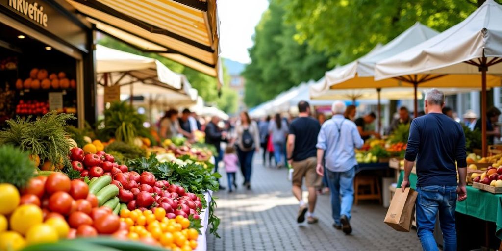 Märkte und Wochenmärkte in Wiehre